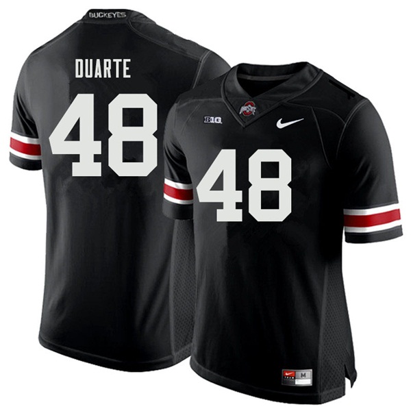 Ohio State Buckeyes #48 Tate Duarte College Football Jerseys Sale-Black